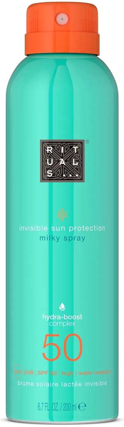 Rituals The Ritual Of Karma Spray de corp cu lapte cu protecție solară, SPF50, 200 ml