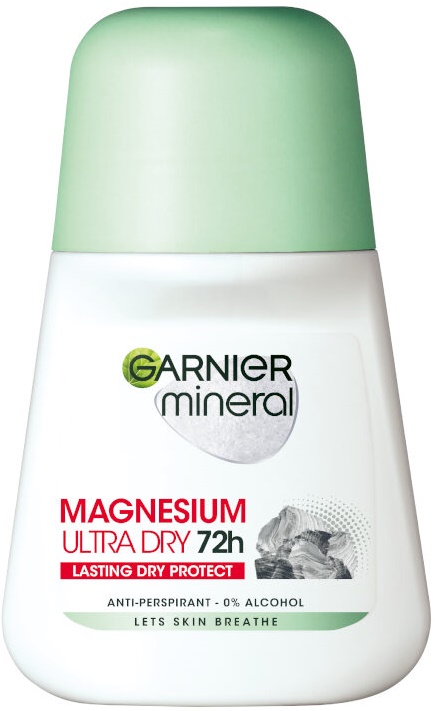 Garnier Mineral Roll-on antiperspirant  Magnesium Ultra Dry 72H, 50 ml