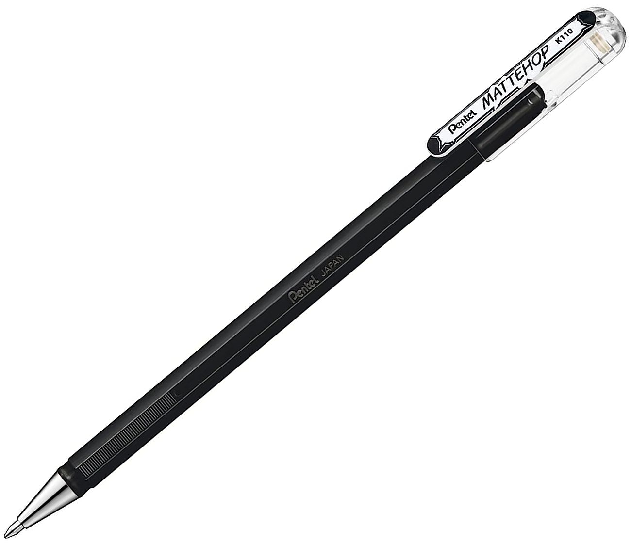 Pentel Mattehop Roller - negru, 1,0 mm