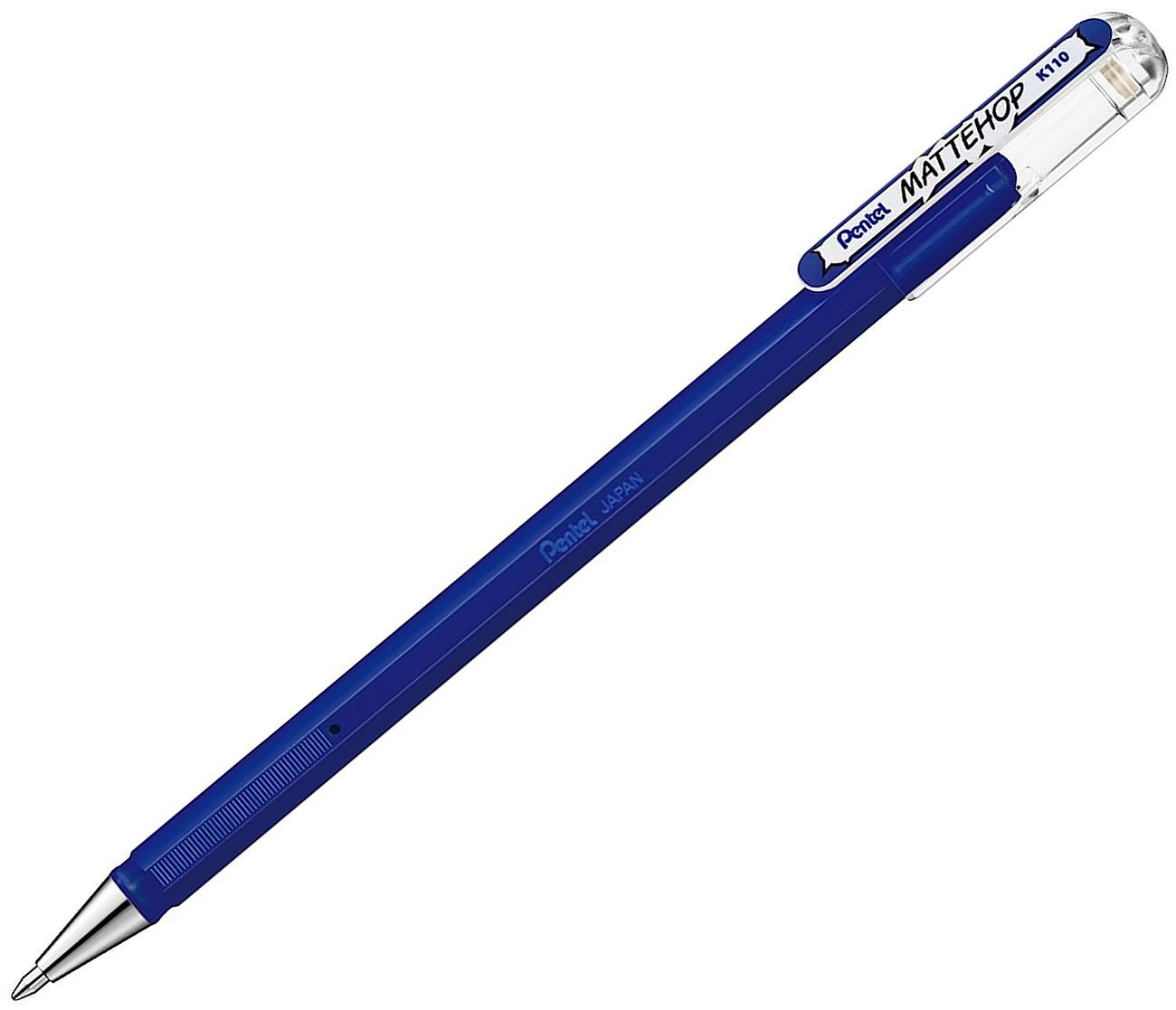 Pentel Mattehop Roller - Albastru, 1.0 mm