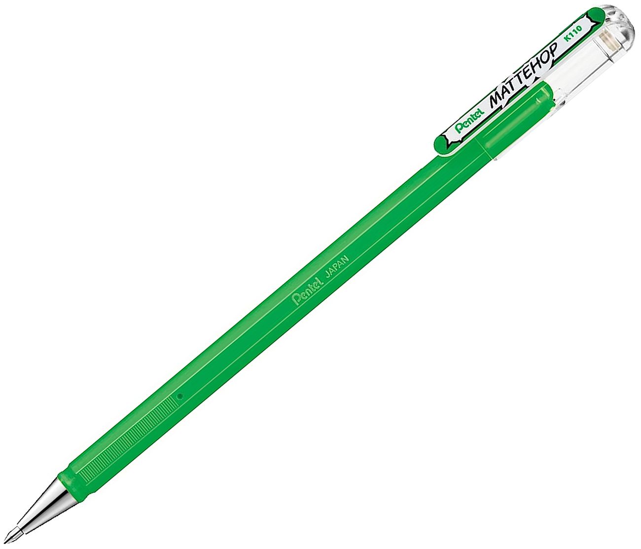 Pentel Mattehop Roller - Verde, 1.0 mm