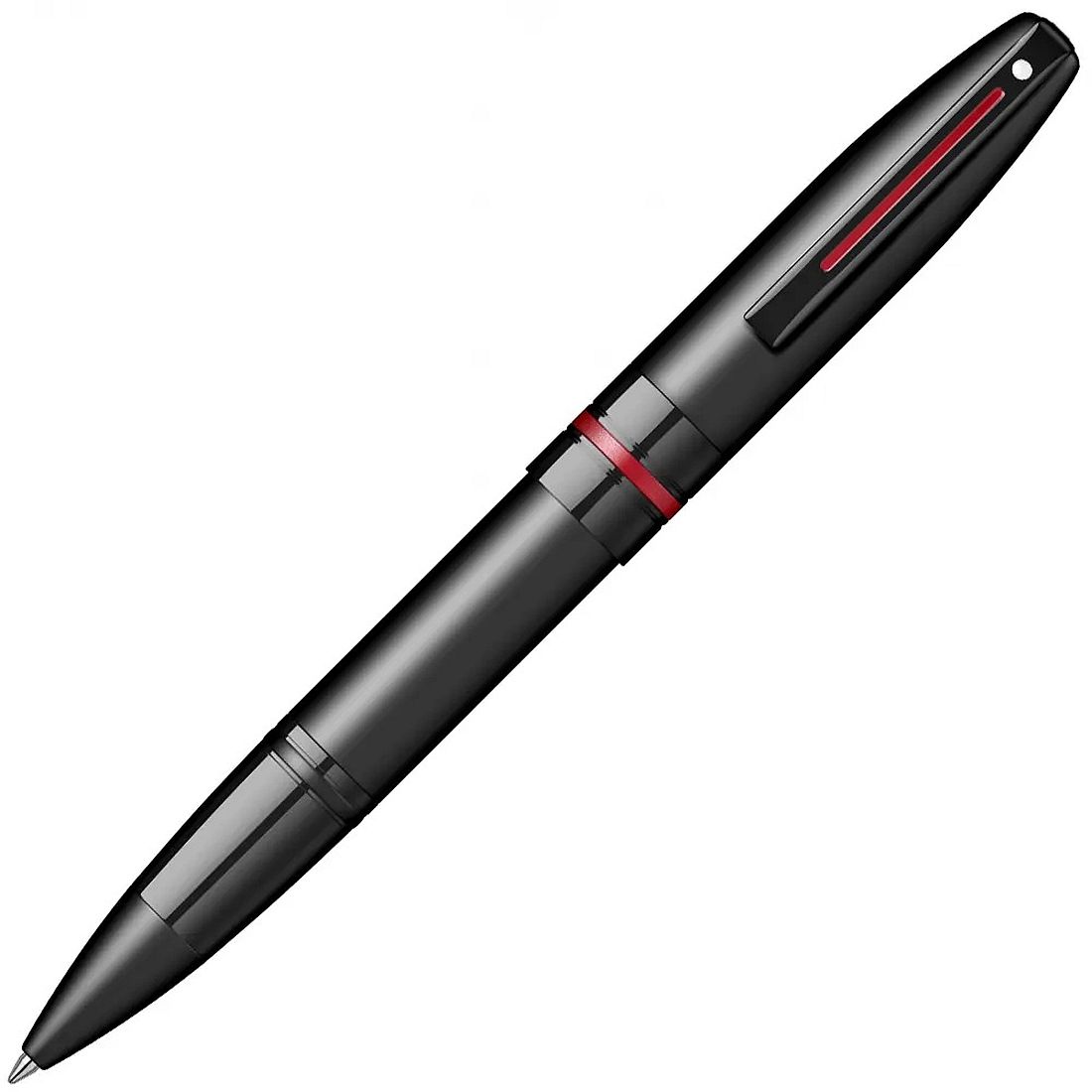 Roller Sheaffer Icon - Matte Black Laquer with Red PVD Trims