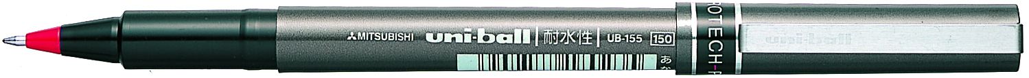 Roller Uni Micro Deluxe - UB-155, 0,5 mm, rosu