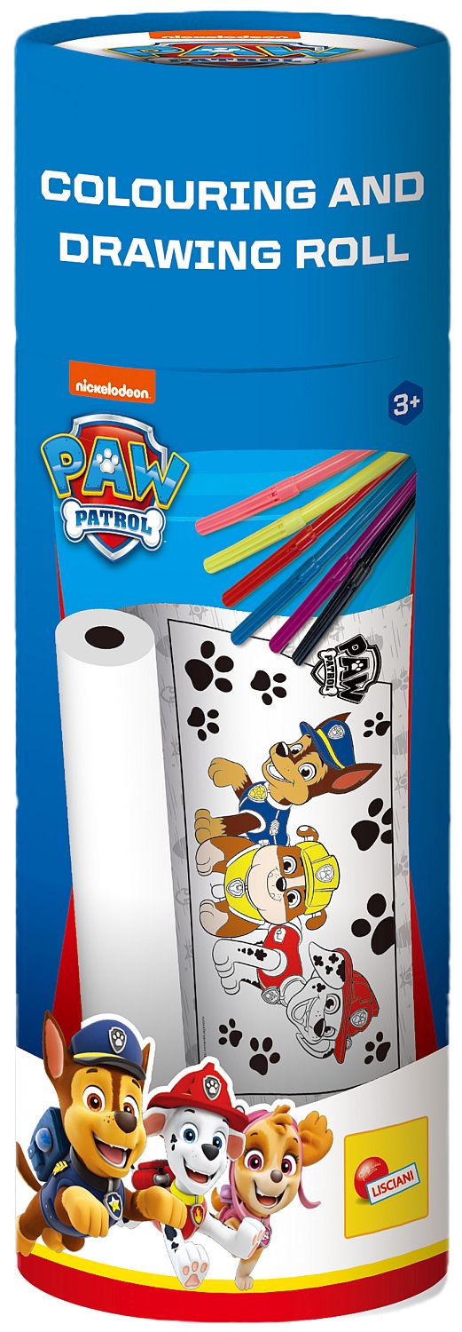 Rolă pentru colorat și desenat Lisciani Paw Patrol - Sortiment