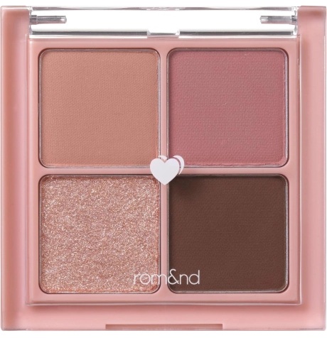 Rom&amp;nd Paletă de farduri de pleoape  Better Than Eyes, 02 Dry Rose, 4 culori