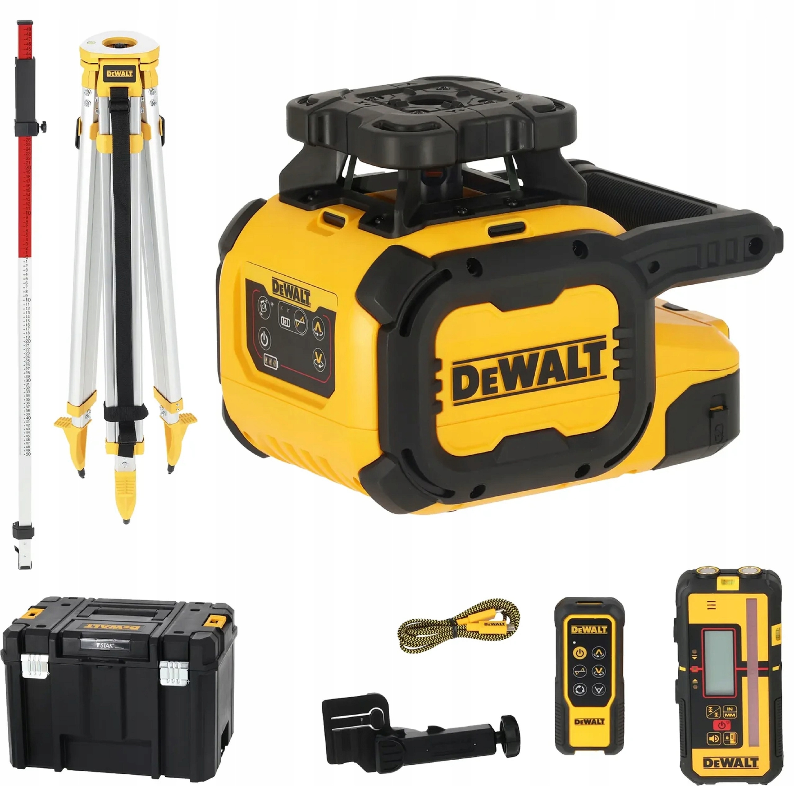 Nivelator laser rotativ DeWALT - DCLE15211RL-QW, cu trepied și…