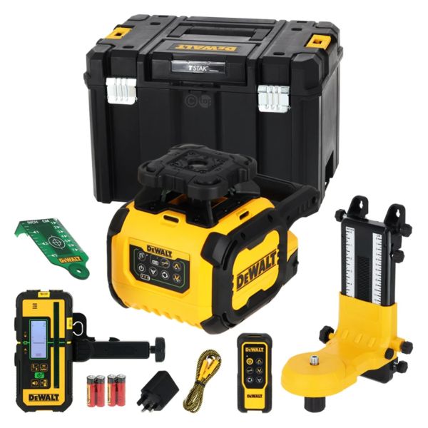 Nivelator laser rotativ DeWALT - DCLE15221G-QW, cu accesorii și…