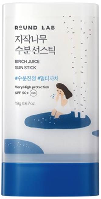Round Lab Birch Juice Stick de protecție solară, SPF50+, 19 g