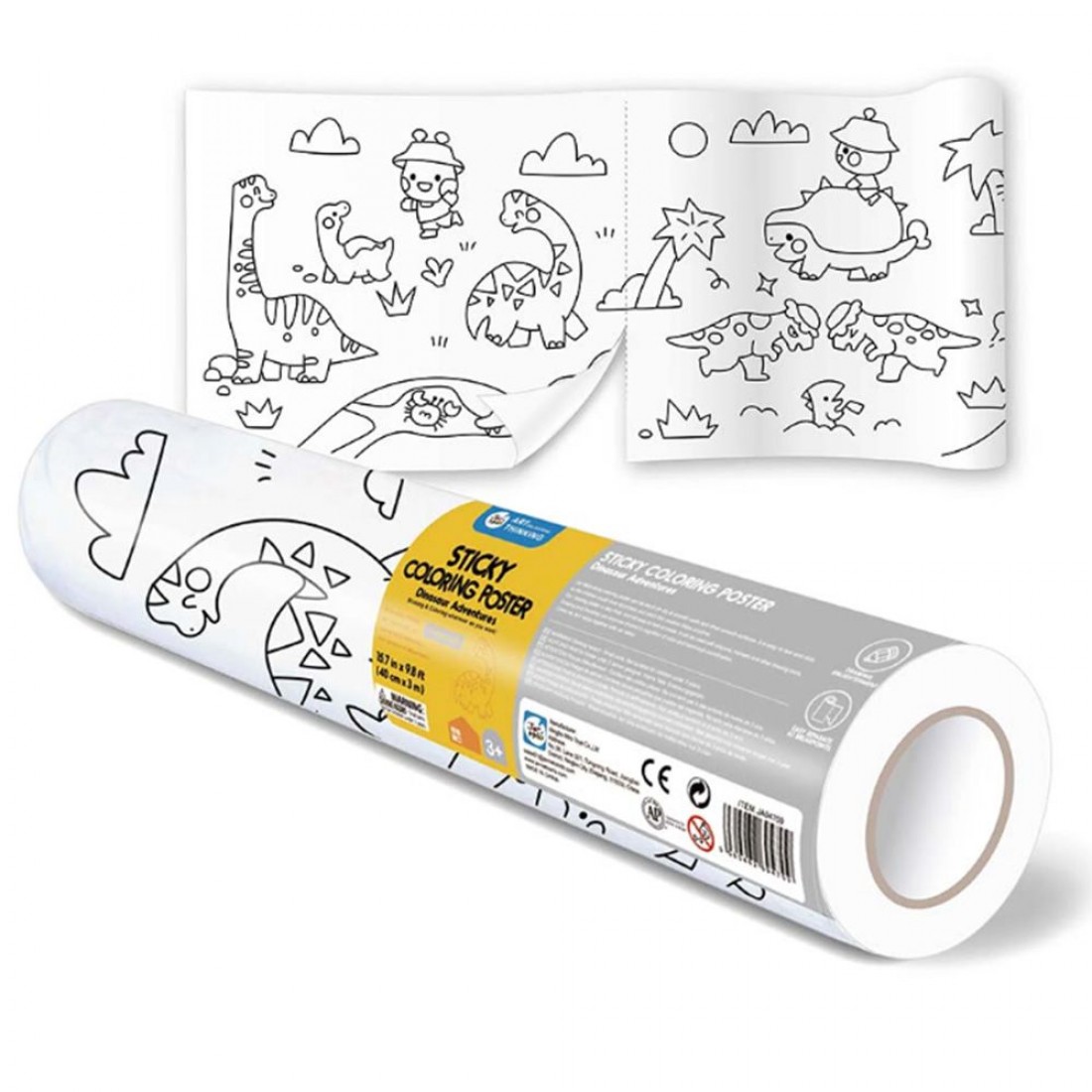Rolă - sticker de colorat Jarmelo - 3 metri