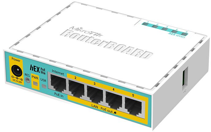 Router Mikrotik hEX PoE lite (RB750UPr2)