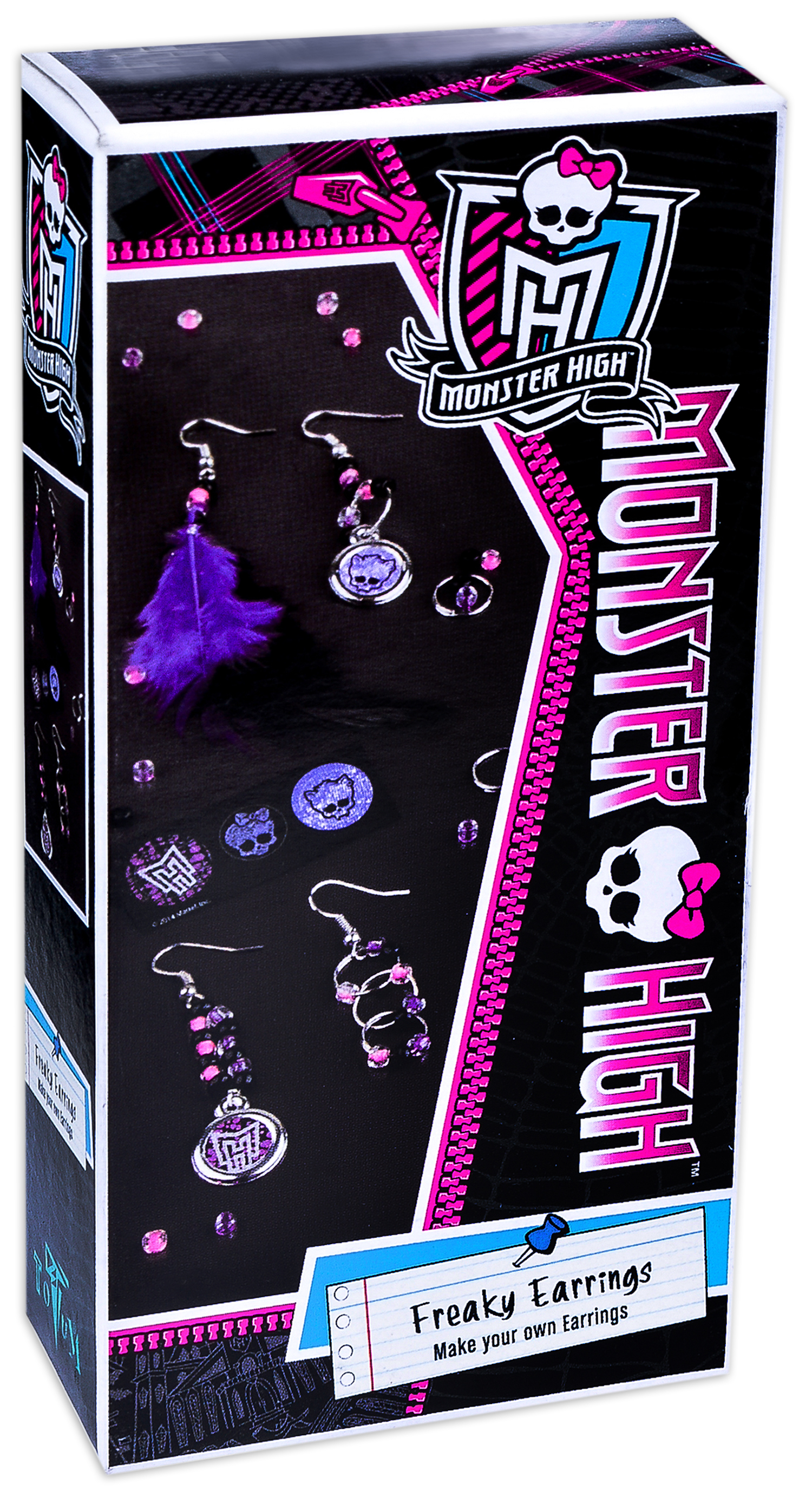 Set creatie Totum Monster High - Creeaza singur, Cercei minunati