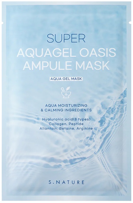 S.Nature Aqua Mască facială tip fiolă Oasis, 30 ml