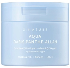S.Nature Dischete tonice faciale Aqua Oasis Panthe-Allan, 60 bucăți