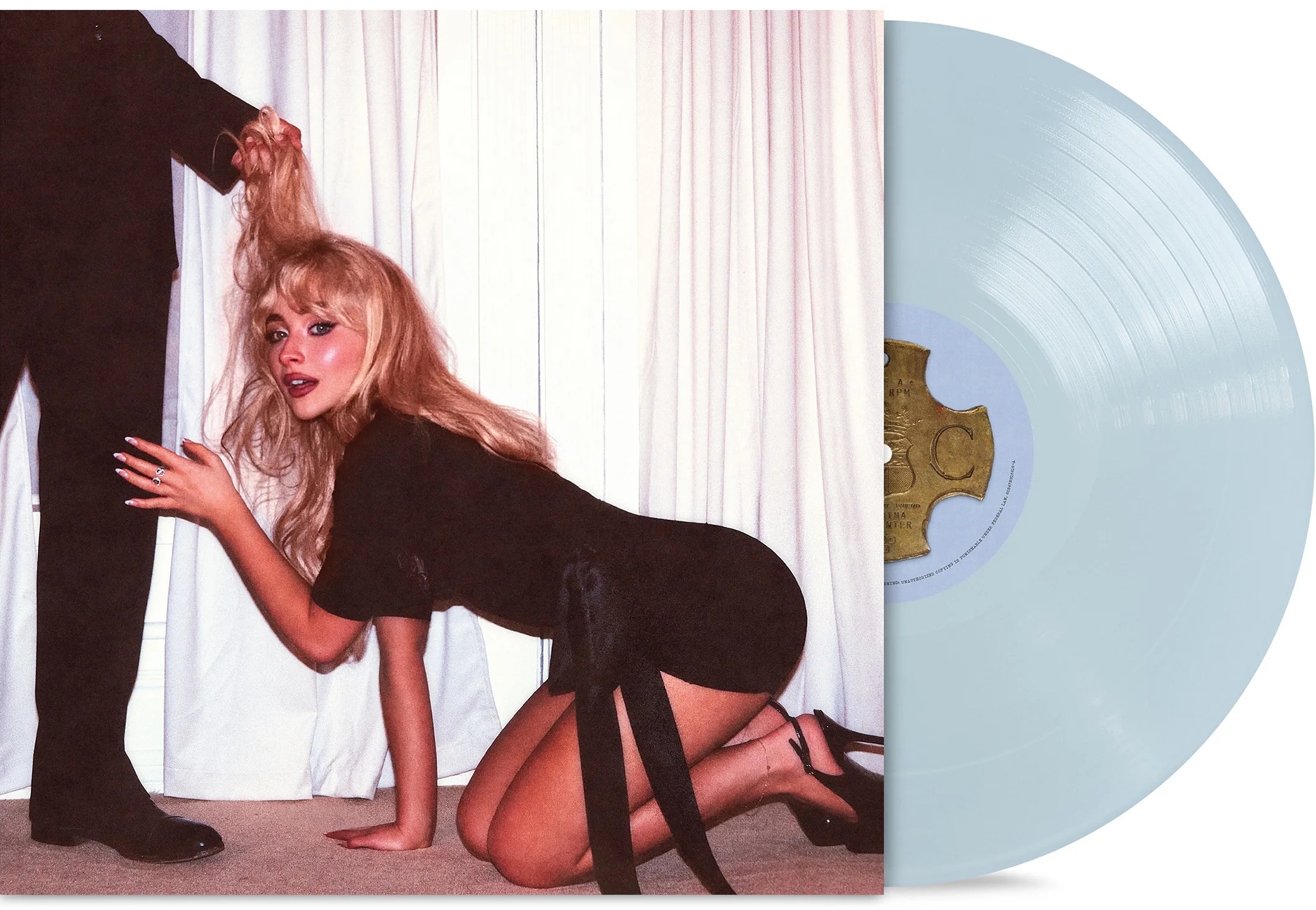 Sabrina Carpenter mans best friend サインCD Sabrina Carpenter - Man's Best Friend (Blue Vinyl) | Ozone.ro
