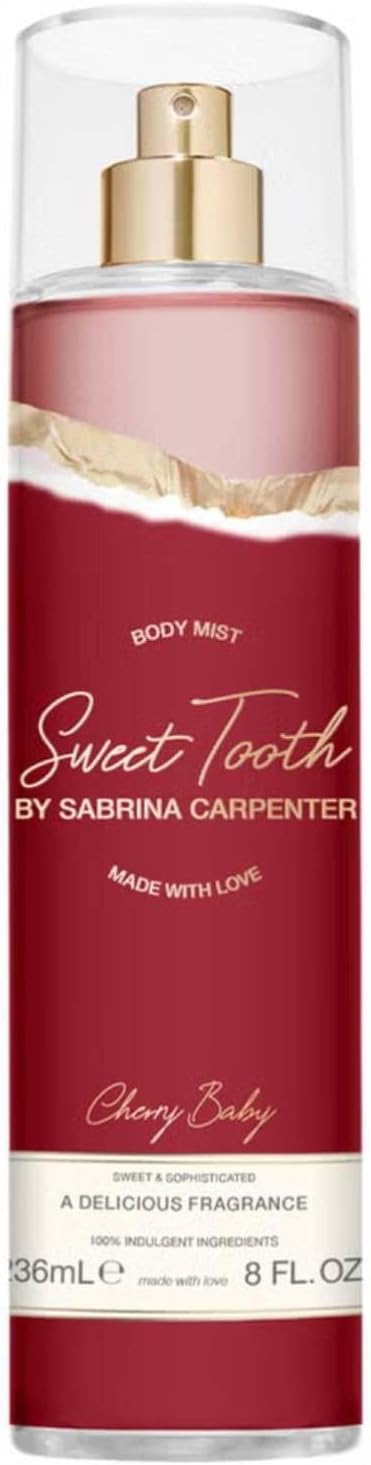 Sabrina Carpenter Spray de corp Sweet Tooth Cherry Baby, 236 ml