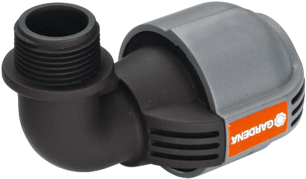 Conector furtun Gardena - Cuplaj rapid filet F M, formă de L, 3/4'' х 25 mm