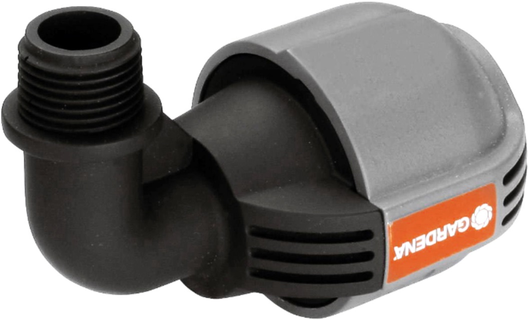 Conector furtun Gardena - Conector rapid filet F M, formă de L cu filet exterior, 1/2'' х 25 mm