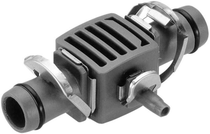 Conector furtun Gardena - Triplu pentru irigare prin picurare, 1/2-3/16'', 13-4.6 mm, 5 buc