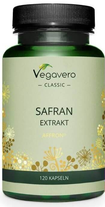Safran Extrakt, 120 capsule, Vegavero