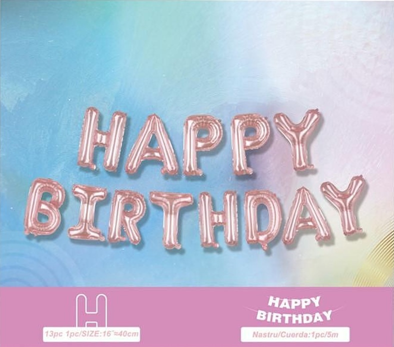 Set de șervețele PartyGo - Happy Birthday, 13 buc