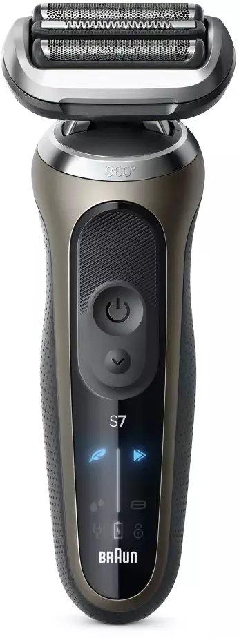 Aparat de ras Braun - Series 7 72-C7200cc, cu stație, auriu