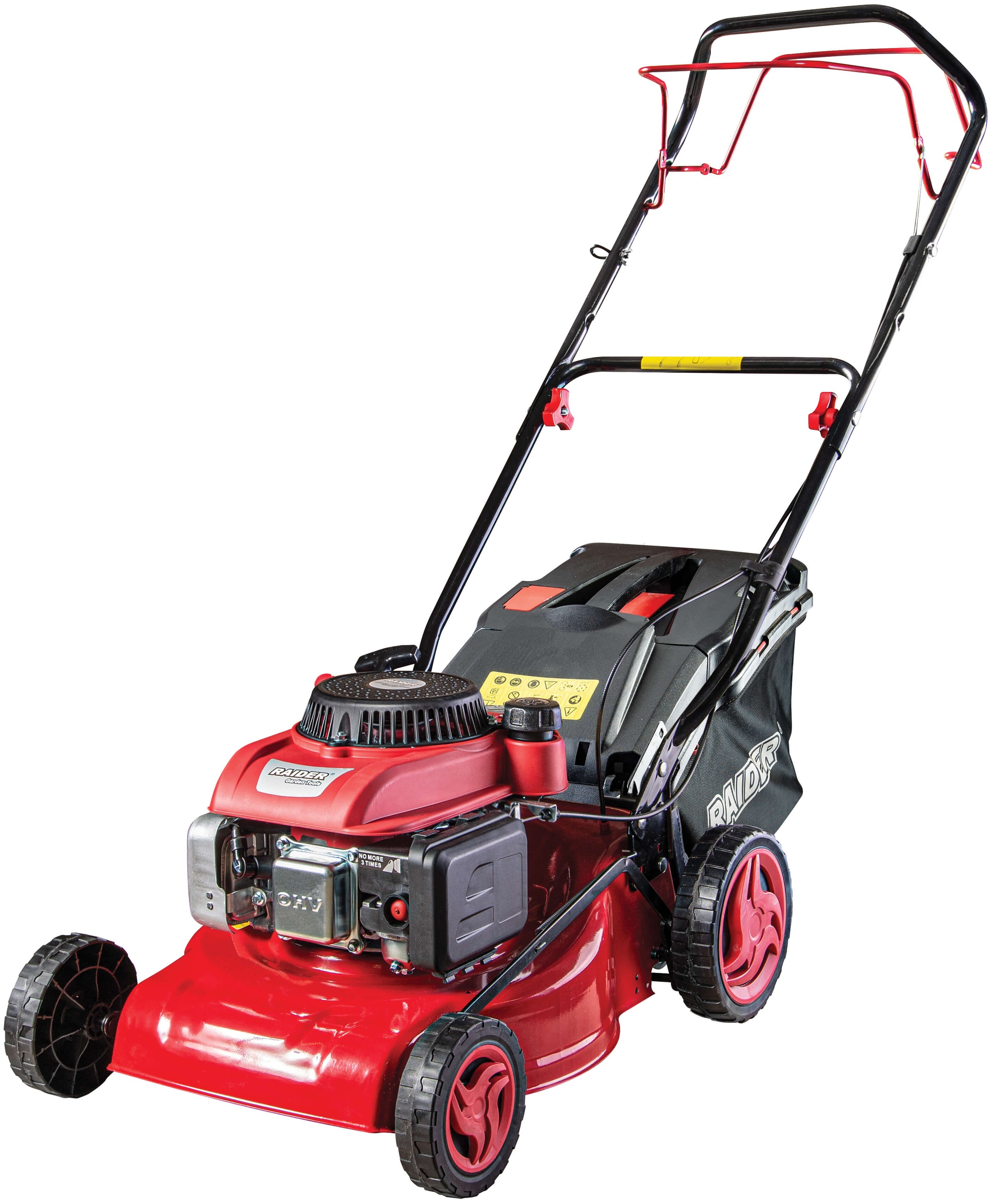 Mașină de tuns iarba autopropulsată pe benzină Raider - RD-GLM07, 2kW, 16.1'', 1200 m2, 45 l, 41 cm