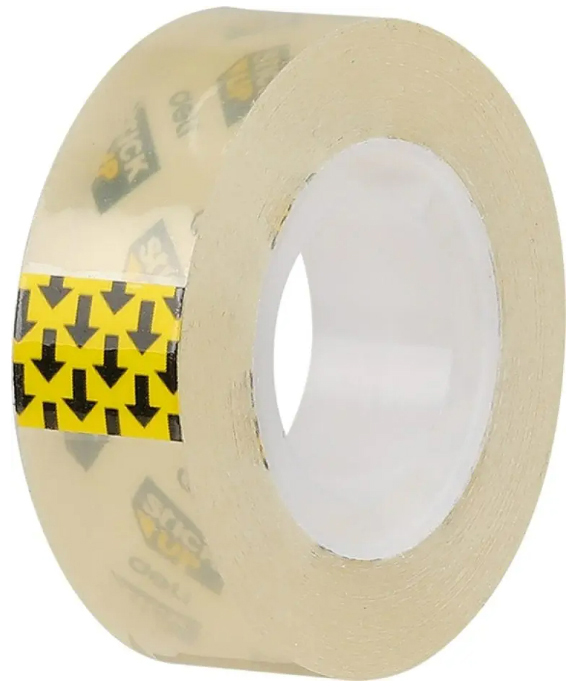 Banda autoadeziva Deli - EA30310, transparent, 18 mm х 33 m