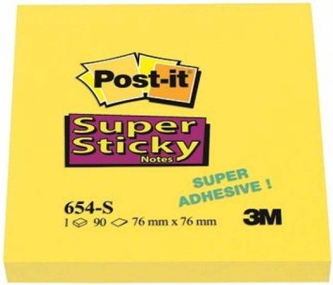 Note lipicioase autoadezive Post-it - Super Sticky, 90 de coli