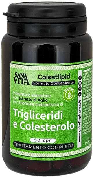 Sanavita Colestlipid Active Plus Formula colesterolului, 50 tablete, Paladin Pharma