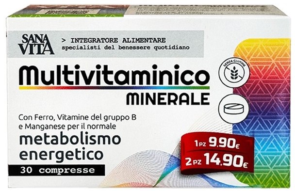 Sanavita Мultuivitaminico Minerale, 30 tablete, Paladin Pharma