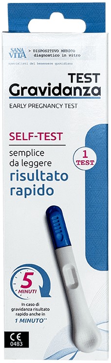 Test Sanavita pentru detectarea precoce a sarcinii, 1 unitate, Paladin Pharma