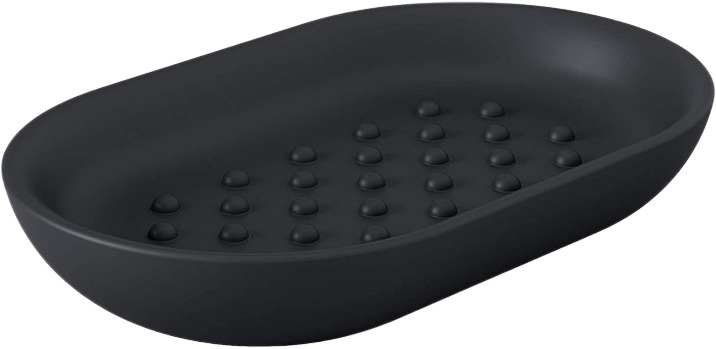 Suport pentru săpun Umbra - Junip, 14 x 9 x 2 cm, negru
