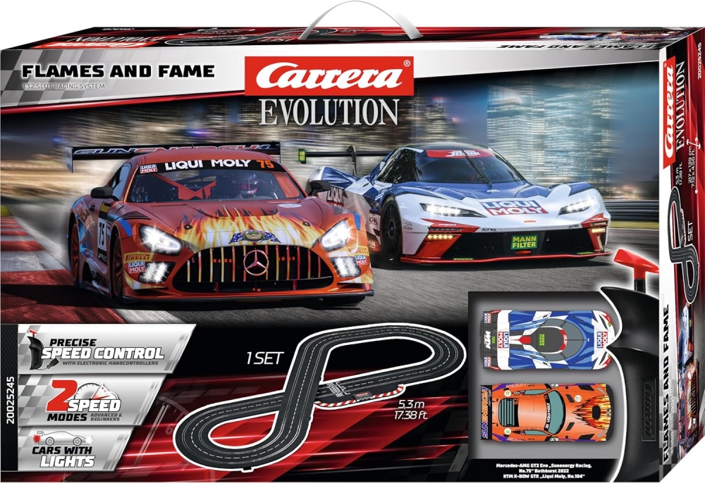 Pistă de curse Carrera - Evolution, Flăcări și glorie