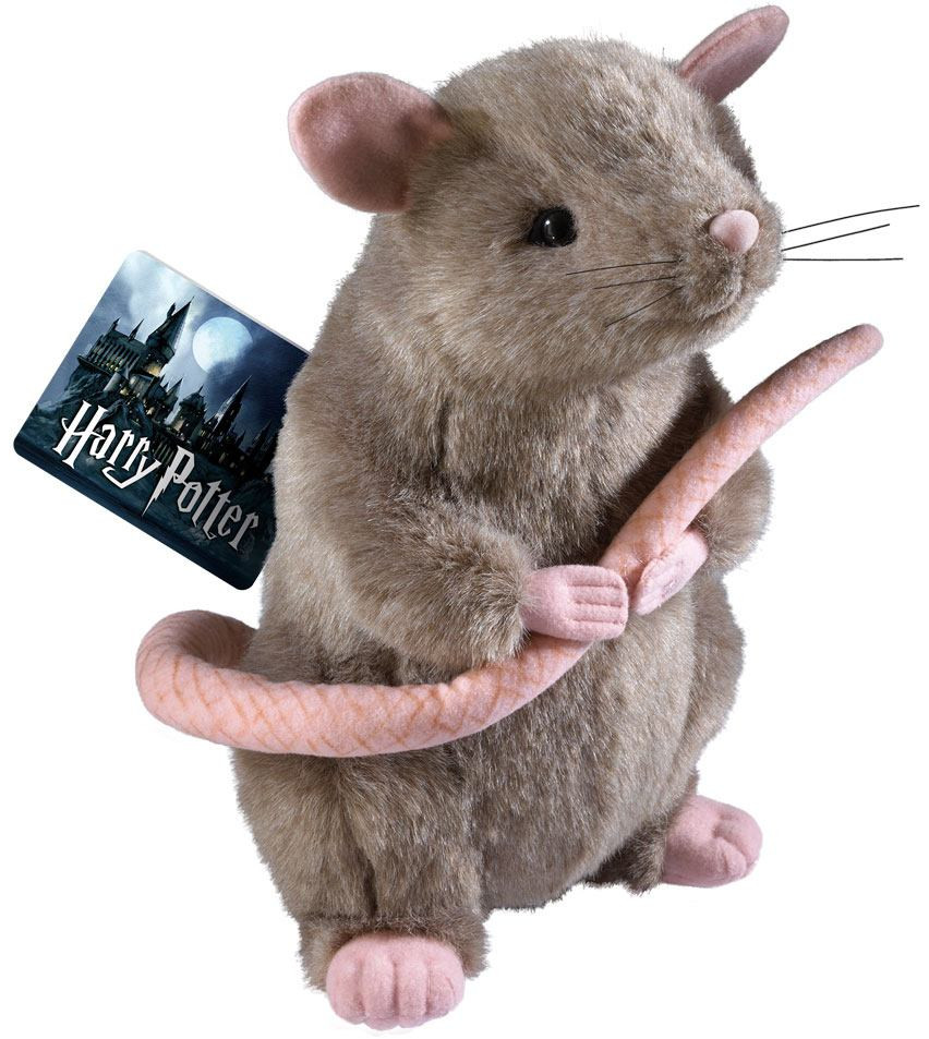 Figurină de plus Noble Collection Movies: Harry Potter - Scabbers, 23 cm