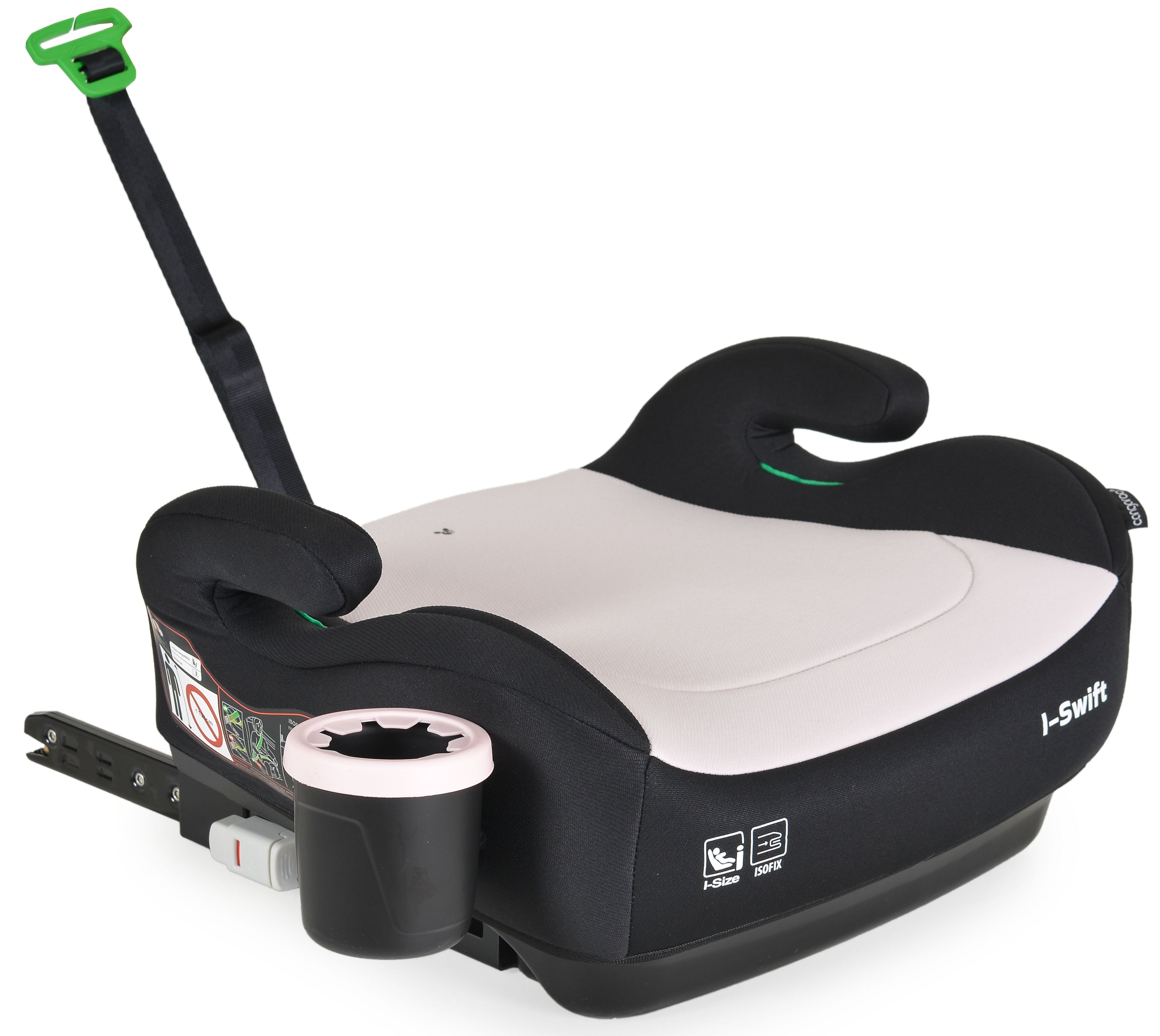 Inaltator scaun auto Cangaroo - I-Swift, i-Size, с IsoFix, 125-150 cm, roz