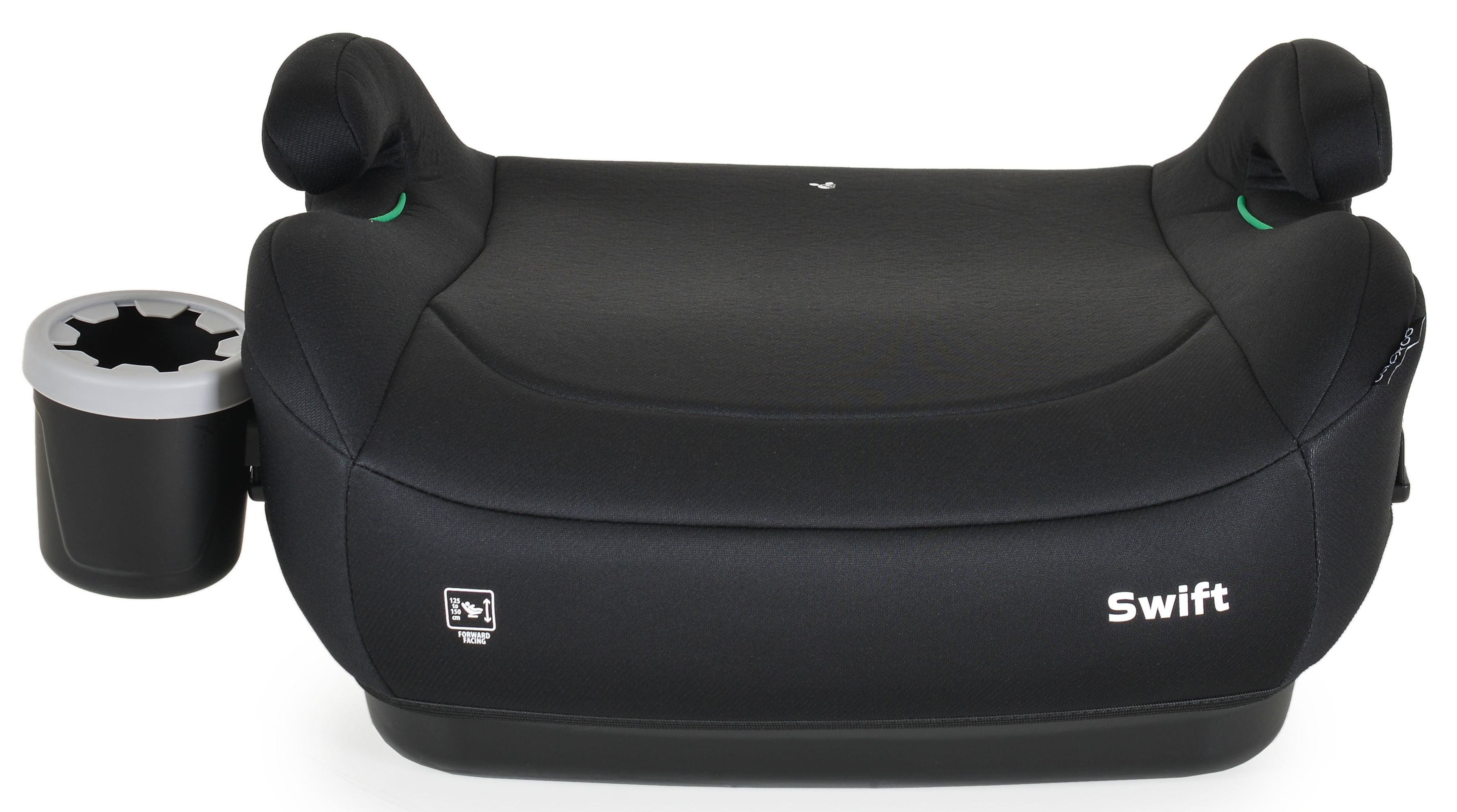 Inaltator scaun auto Cangaroo - Swift, i-Size, 125-150 cm, negru