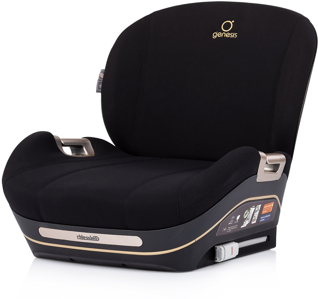Scaun auto Chipolino - Genesis, IsoFix, i-Size, 125-150 cm, negru