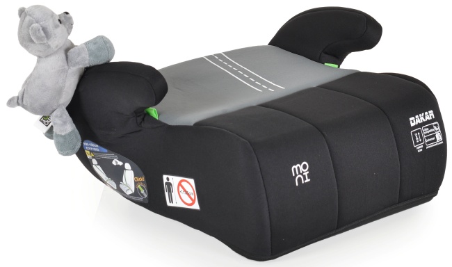 Inaltator scaun auto Moni - Dakar, i-Size, 125-150 cm, Grey