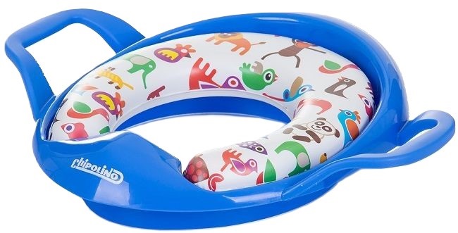 Scaun pentru toaletă Chipolino - Softi, albastru