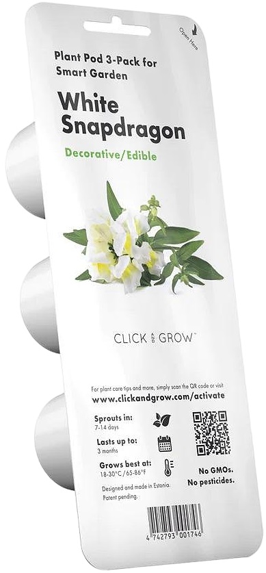 Semințe Click and Grow - White snapdragon, 3 rezerve