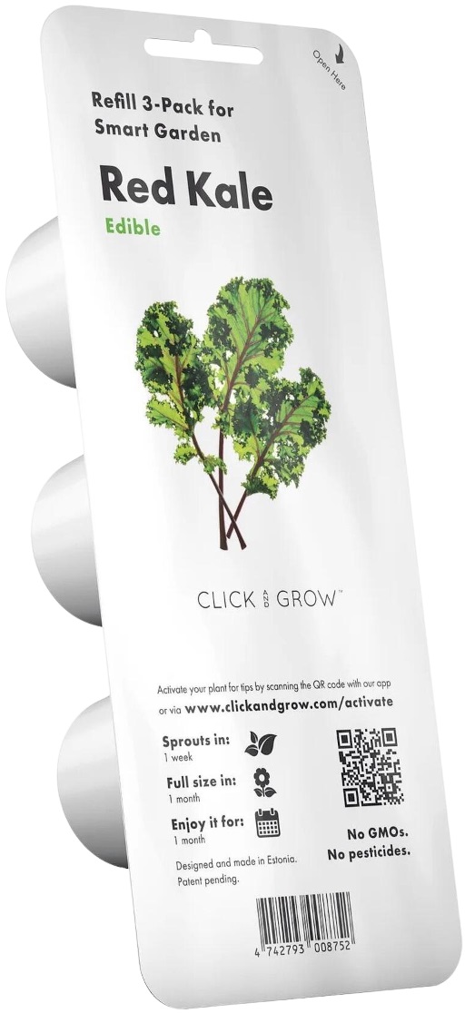 Semințe Click and Grow - Red kale, 3 rezerve