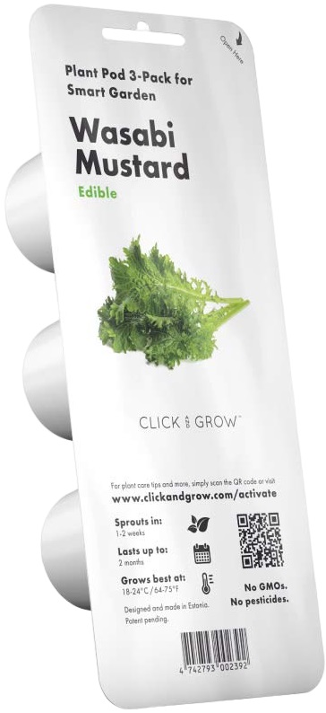 Semințe  Click and Grow - Muștar Wasabi, 3 rezerve
