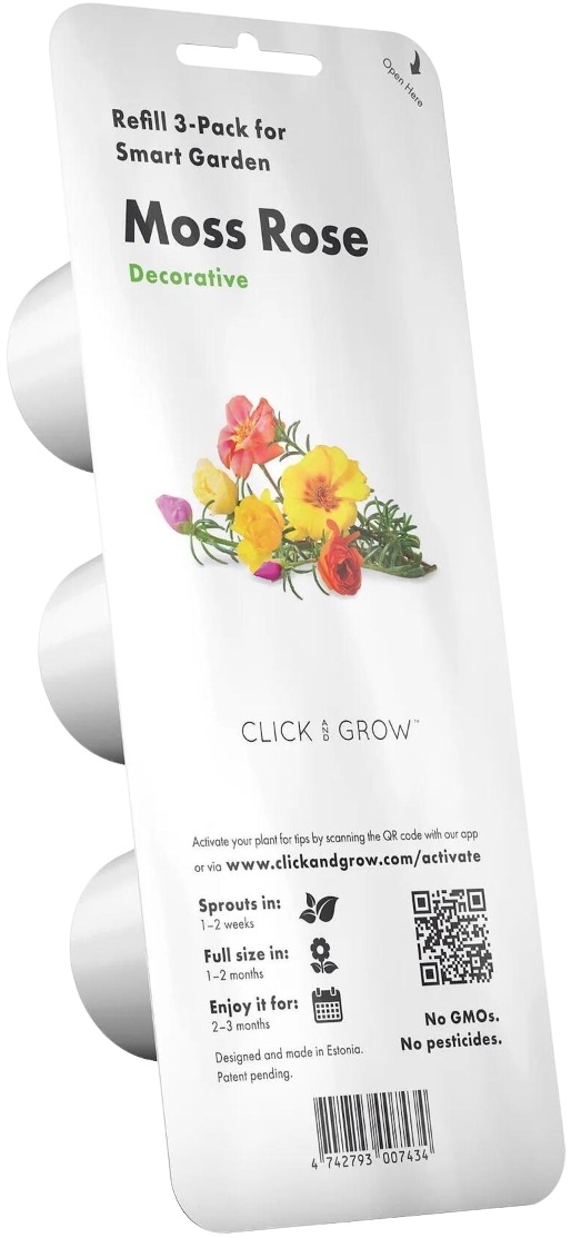 Semințe Click and Grow - Moss Rose, 3 rezerve