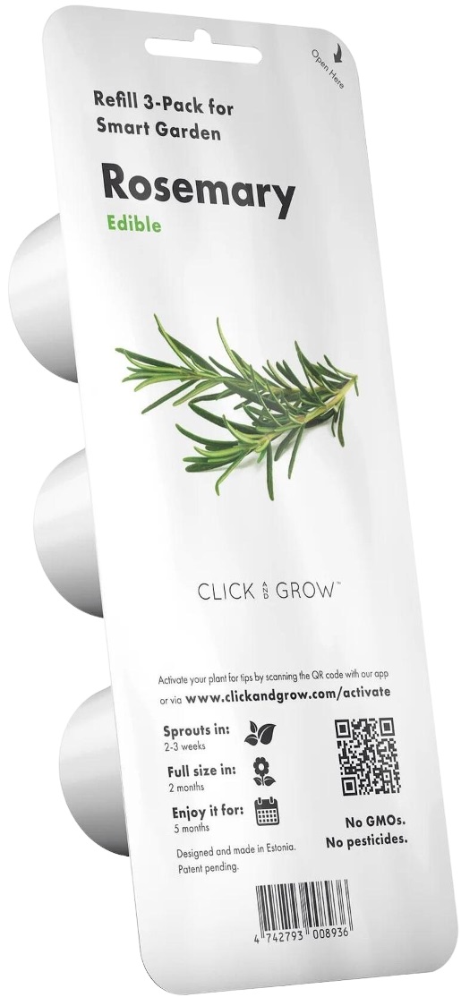 Semințe Click and Grow - Rozmarin, 3 rezerve