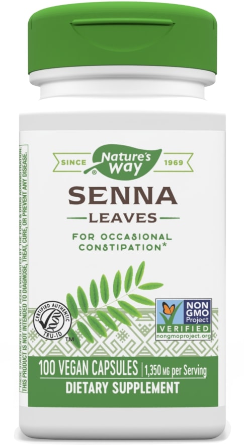Senna Leaves, 100 capsule, Nature’s Way
