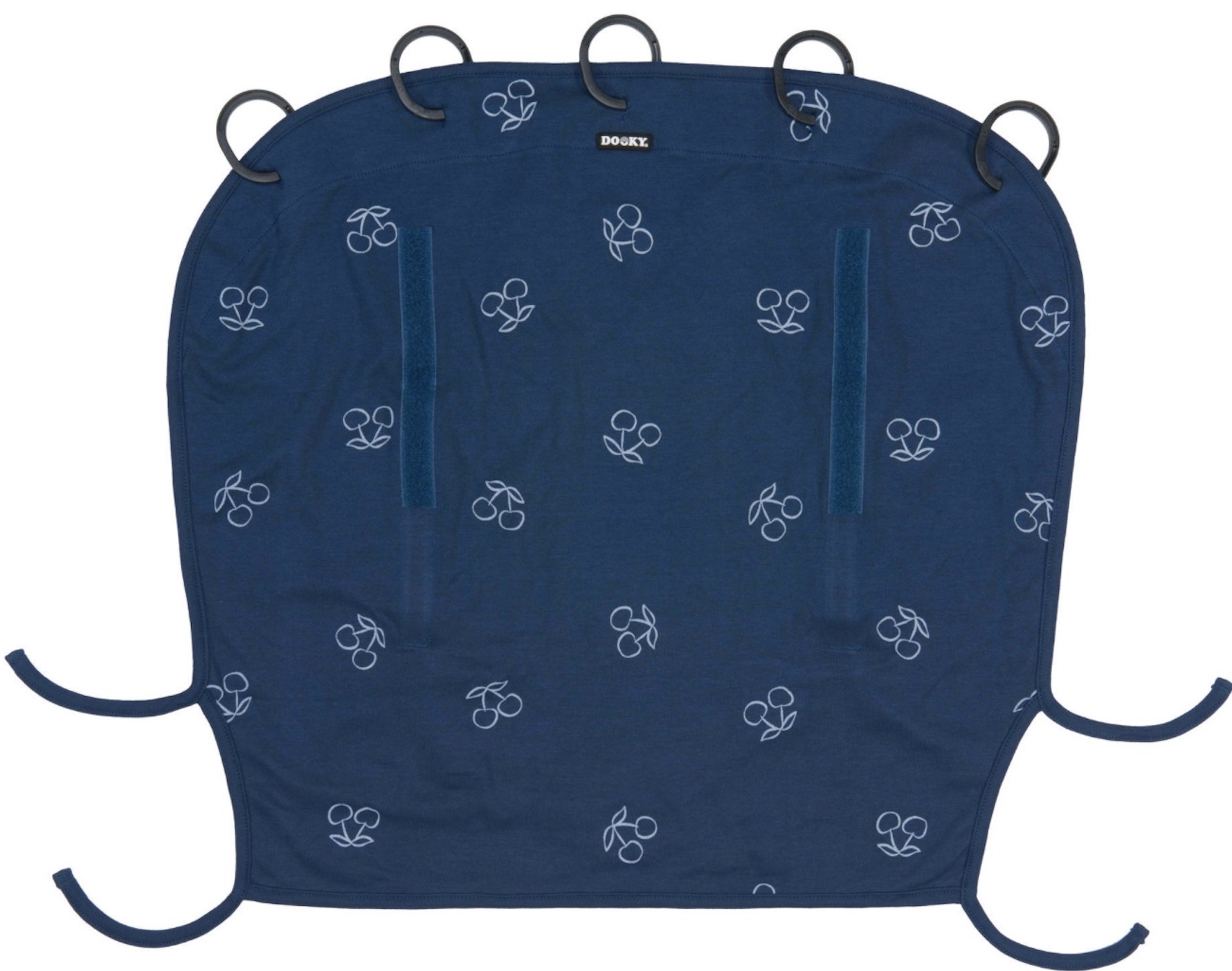 Copertină pentru cărucior  cu UPF50 + protecţie Dooky - Blue Cherry