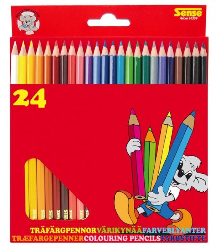 Creioane colorate Sense – 24 bucati