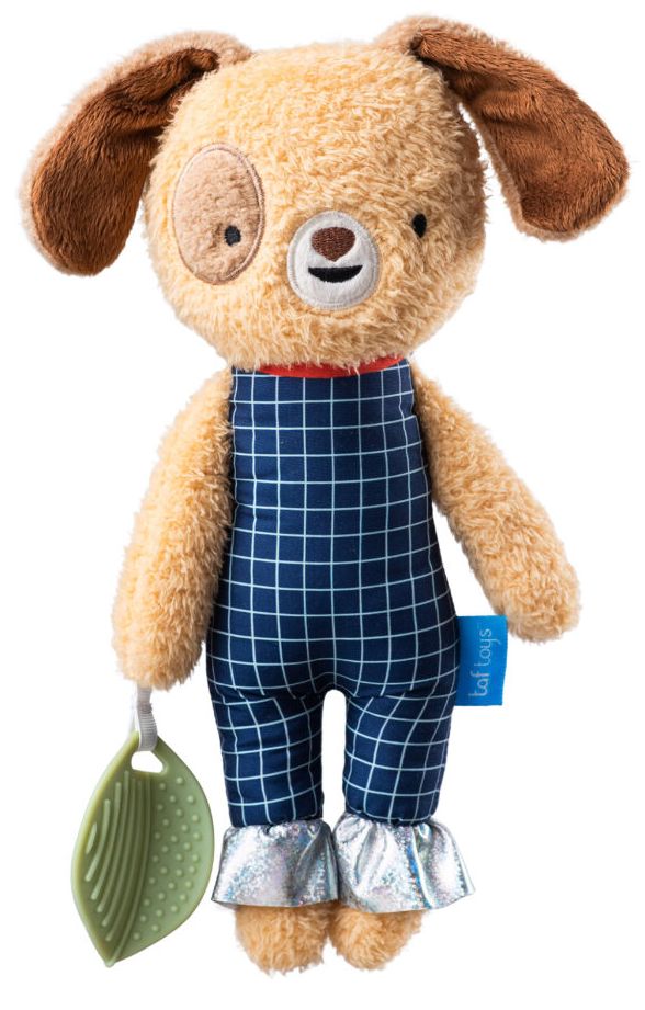 Jucărie senzorială de pluș cu accesoriu de dentiție Taf Toys - Câinele Daniel