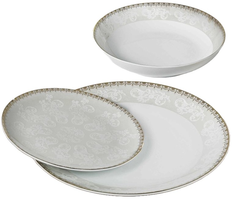 Serviciu de masă  Morello - Gold Ribbon, 19 piese