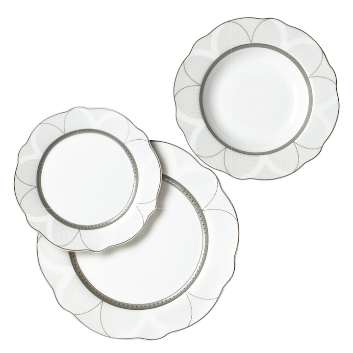 Serviciu de masă Morello – Royal Silver, 18 piese
